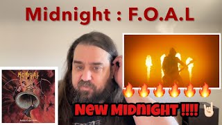 Midnight “F.O.A.L.” Reaction | First Time Reaction #midnight #metalreaction #metalbladerecords