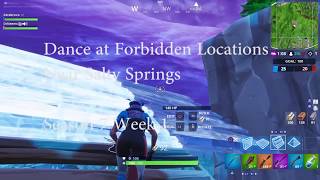 Dance at Different Forbidden Locations   Outside Salty Springs