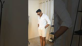 White Linen Shirt Outfits #viralfashion #linen #viralshort #formalclothes #mensfashion #styletips