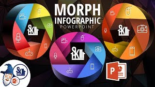 PowerPoint Morph Infographic Tutorial 2018