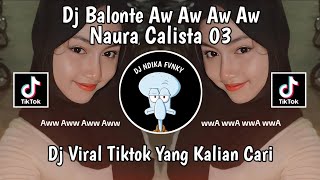 DJ BALONTE AW AW AW AWHH NAURA CALISTA 03 EMMUACHH | FELIX FVNKY BALONTE VIRAL TIKTOK TERBARU 2024