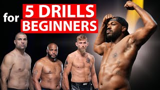 5 SIMPLE DRILLS FOR BEGINNER | JON BONES JONES STYLE PART 8