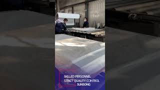 How to produce stainless steel bead blasting  sheet|SUNSONG factory|Hard work