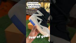 Nike Fear Of God Triple Black Men's Sneakers Shoes #sneakers #unboxing #shoes #nike #shorts