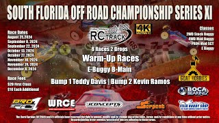 South Florida Off Road Championship Series XI | E-Buggy B-Main Warm Up Race | July 14, 2024