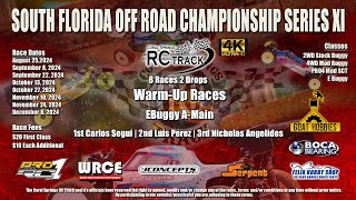 South Florida Off Road Championship Series XI Warm Up Race | E-Buggy A-Main | August 11, 2024