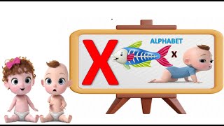 ABC ALPHABET Letter X SONG -3D Animation Learning English ABC Song For Children # BSSS Kids Learning