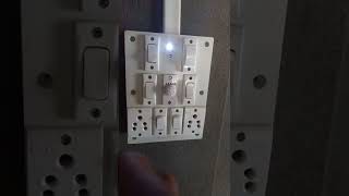 electrical board indicator and flashing light setup