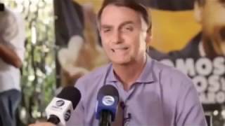 Entrevista - Bolsonaro se surpreende com jornalista  Exclusivo Missão enviada por Deus