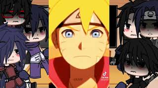 uchiha clan react to boruto || gacha club