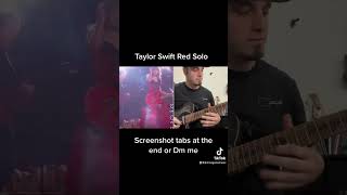 Taylor Swift Red Solo with TABS