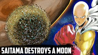 Saitama's Moon Destroying "Serious Table Flip" (One Punch Man Calculation)