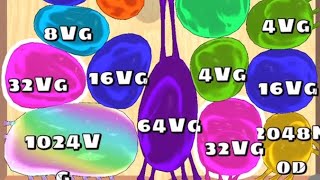 Blob Merge 3d Gameplay Satisfying 2048 ( Merge Game ) #59