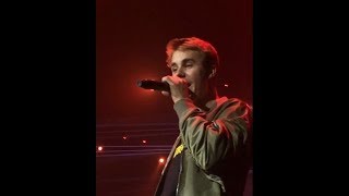 Justin Bieber performing Let Me Love You at Purpose Tour in Manchester UK  - October 21, 2016