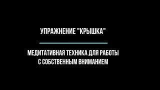 Работа с вниманием в системе Спас. Упражнение «Крышка»