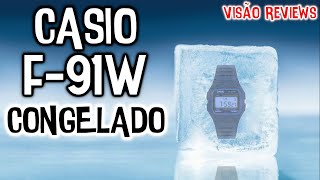 Congelando o relógio CASIO F-91W