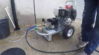 C200 Benz Petrol operated High Pressure Washer Cold water