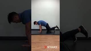 Quadruped hip extension with knee flexion (as taught by Rua Gilna)