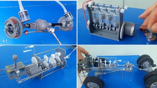 4 Amazing Idea with PVC - Model Gearbox, Engine from PVC