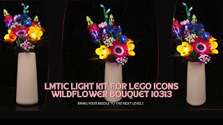 LMTIC Light Kit for LEGO Wildflower Bouquet 10313 Building Set