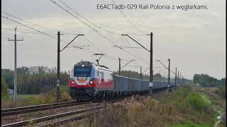 E6ACTadb-029 Rail Polonia z węglarkami+RP1! (Ruda Wielka) [22.10.2020 r.]