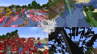 Minecraft - All Mob Explosions