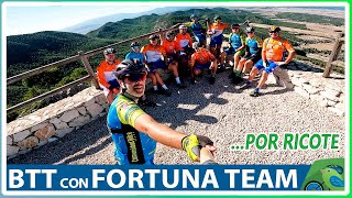 Ruta de ciclismo de montaña con Fortuna Team por Ricote