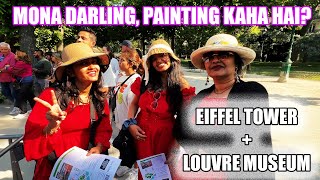 Indian Family Sees Monalisa - Paris | France | Eiffel Tower