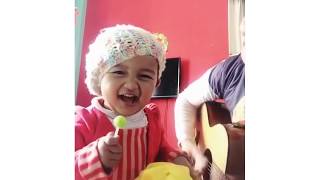 बाबा र छोरी with Guitar and Singing - Sanjeet Shrestha X Shailyn Shrestha