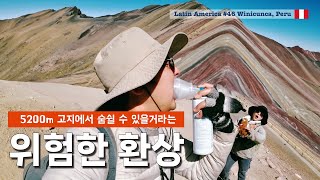 극한의 환경에서 인공산소를 마시면 더 끔찍한 이유 [남미여행46 비니쿤카, 페루]