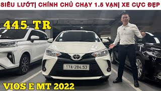 ✅ Tiết kiệm ngay 80 triệu có ngay| Toyota Vios 1.5E MT 2022 số sàn siêu lướt| Chính chủ cực đẹp