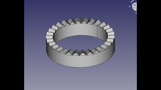 FreeCad Проектируем шестеню