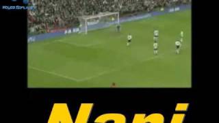 Nani Goal V Liverpool Great Strike 3-0 Manchester United 07/08 Season