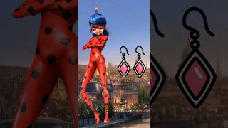 Miraclous characters as matching earrings// #miraculous #shorts #viral #video #youtubeshorts