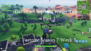 Stage 1 Dance on top of a Water Tower LOCATION Fortnite Season 7 Week 5