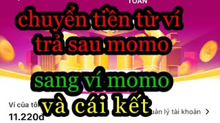 chuyển tiền từ ví trả sau momo sang ví momo bằng vé máy bay và cái kết