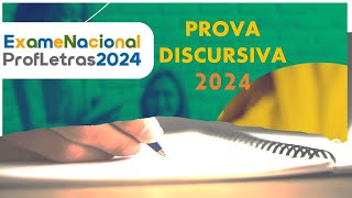 PROFLETRAS EXAME 2024 - PROVA DISCURSIVA