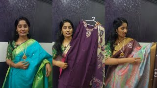 Semi Gadwal sarees and 3 piece sets and more!!! WHATSAPP 7093573737