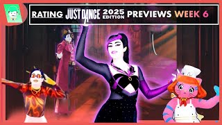 RATING WEEK 6 OF JUST DANCE 2025 PREVIEWS - Padam Padam, In Your Eyes, DubiDubiDu…