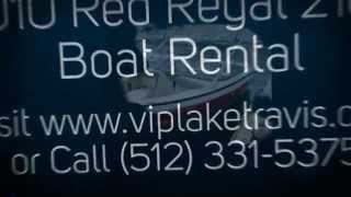 2010 Red Regal 2100 Boat Rental Lake Travis