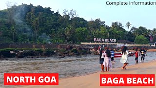 BAGA BEACH | NORTH GOA | FULL INFORMATION | GOA VLOG