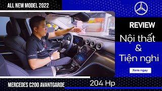 Review Tiện Nghi Công Nghệ và Thiết Kế Nội Thất Trên Mercedes C200 | Bắc Ô tô