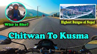 Chitwan To Kusma. Highest Bungee of Nepal. Awesome Ride.