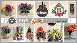 TOP 11 Dollar Tree Spring DIY  / Home Decors Ideas