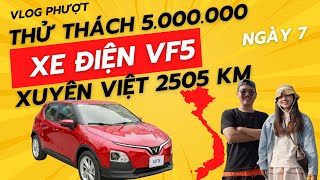 Tập 7 : Thử Thách 5 Triệu Đi Xuyên Việt Bằng Ô Tô Điện Vinfast VF5 - Ngày 7 | Quảng Ngã - Đồng Hới