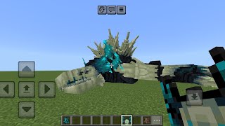 Warden Godzilla MOD in Minecraft PE