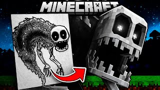 Я Превратил ВАШИ РИСУНКИ в Мобов для Minecraft!