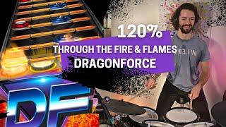 Through the Fire and Flames | DRAGONFORCE | Expert+ Pro Drums | 120% Speed | -32 Notes