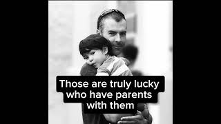 They are lucky those who have parents with them #reality #parents #emotional #humanity #azmaik