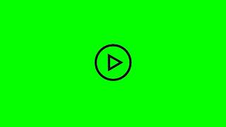 Play and Pause Button GREEN SCREEN HD 1080p60fps +Download Link